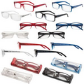 Soft Feel Reading Glasses w/Matching Case